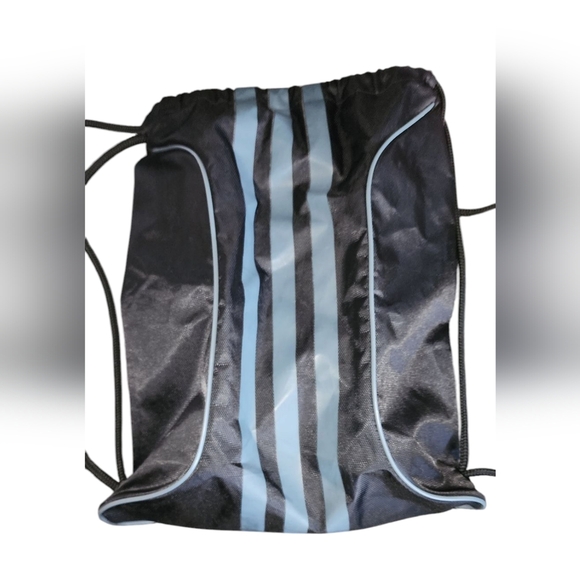 ADIDAS Unisex 3 STRIPE Drawstring Bag - Picture 4 of 4